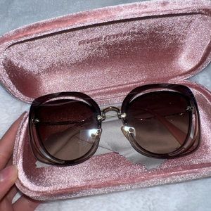 Miu Miu rose-gold Sunglasses